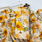 Floral Gauze Swaddle Blanket