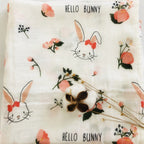 Floral Gauze Swaddle Blanket