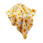 Floral Gauze Swaddle Blanket
