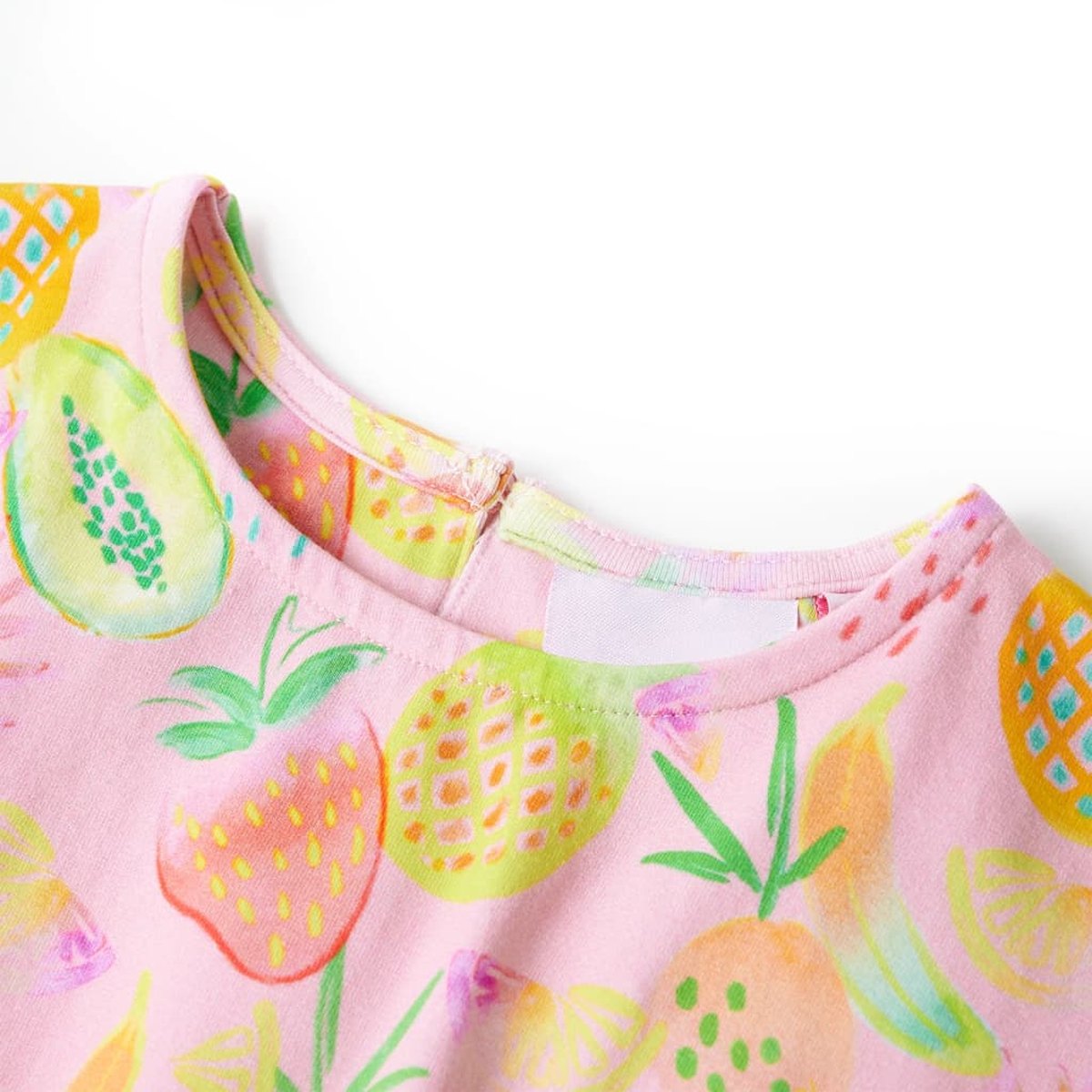 Girls' Fruit Print Summer Dress