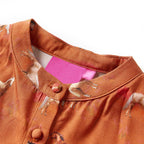 Girls' Horse Print Dress