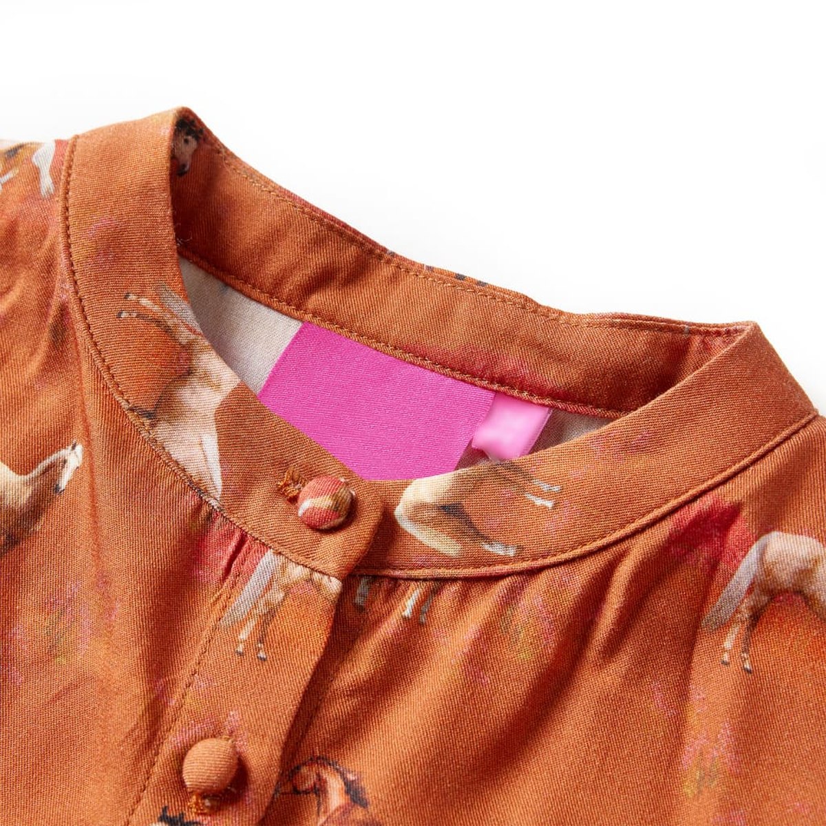 Girls' Horse Print Dress