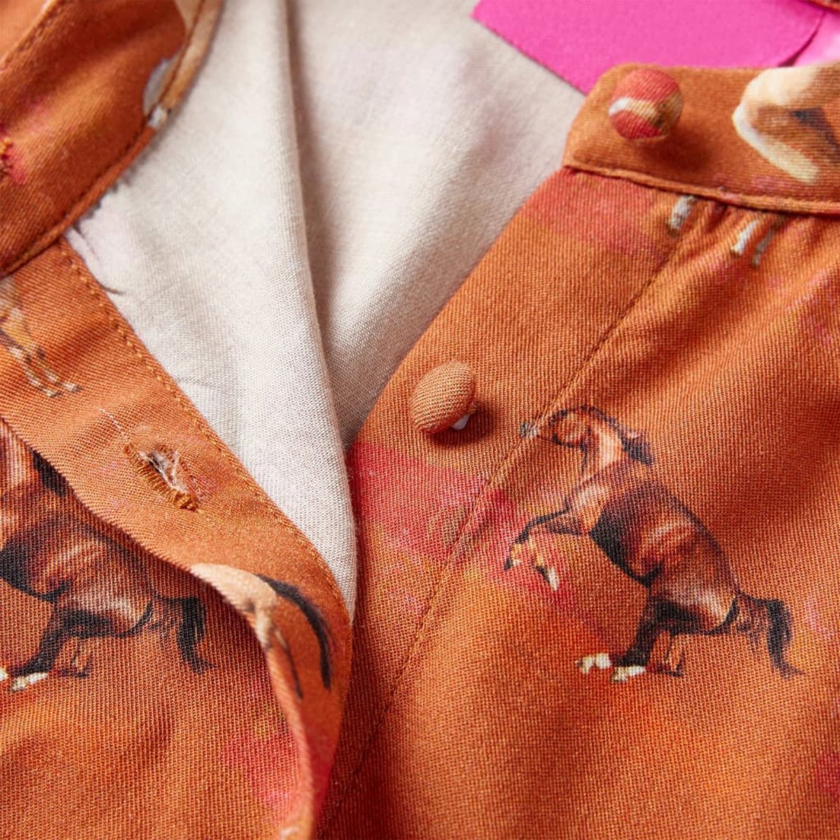 Girls' Horse Print Dress