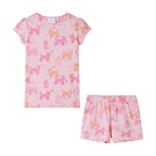 Girls' Poodle Print Short Pyjamas