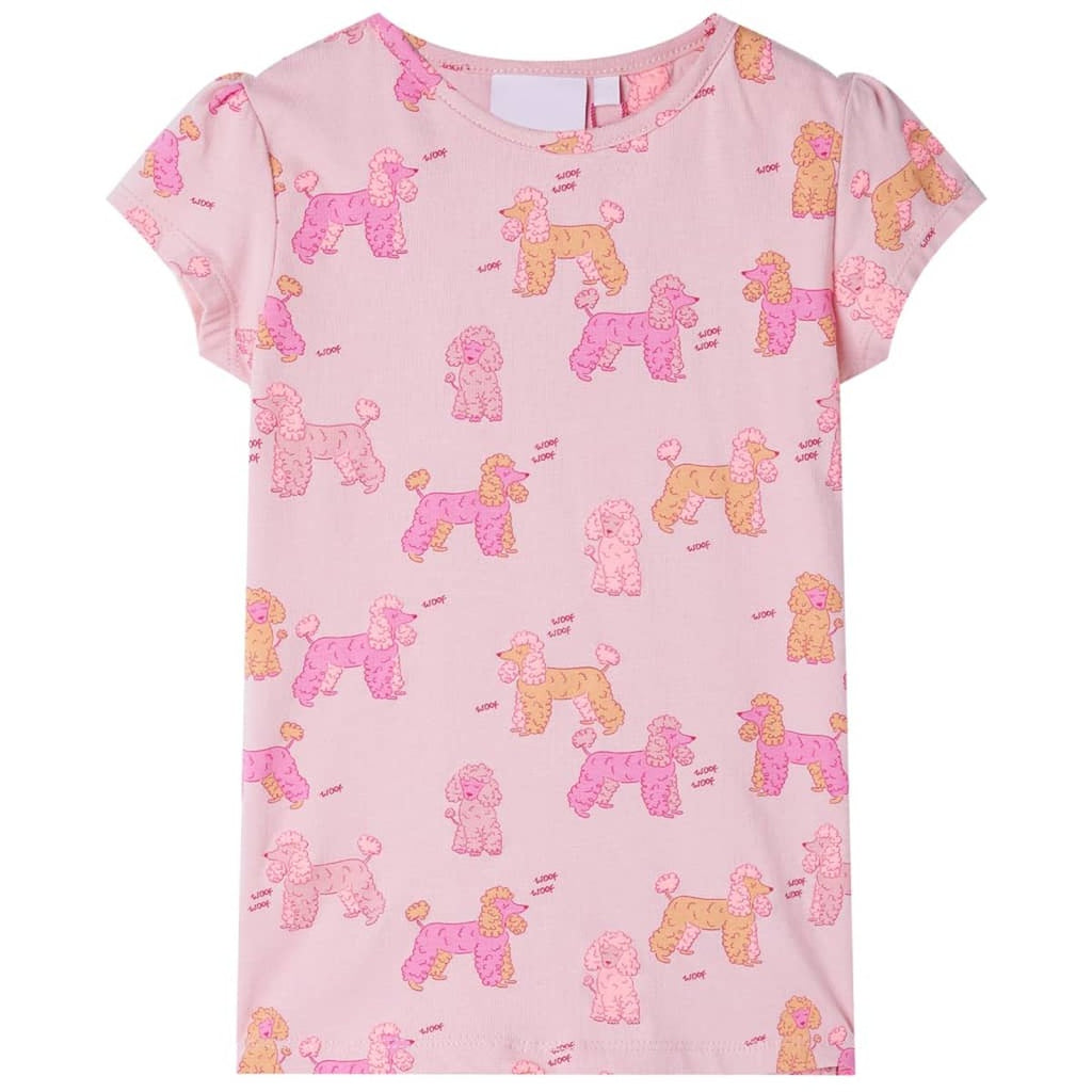 Girls' Poodle Print Short Pyjamas