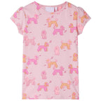 Girls' Poodle Print Short Pyjamas