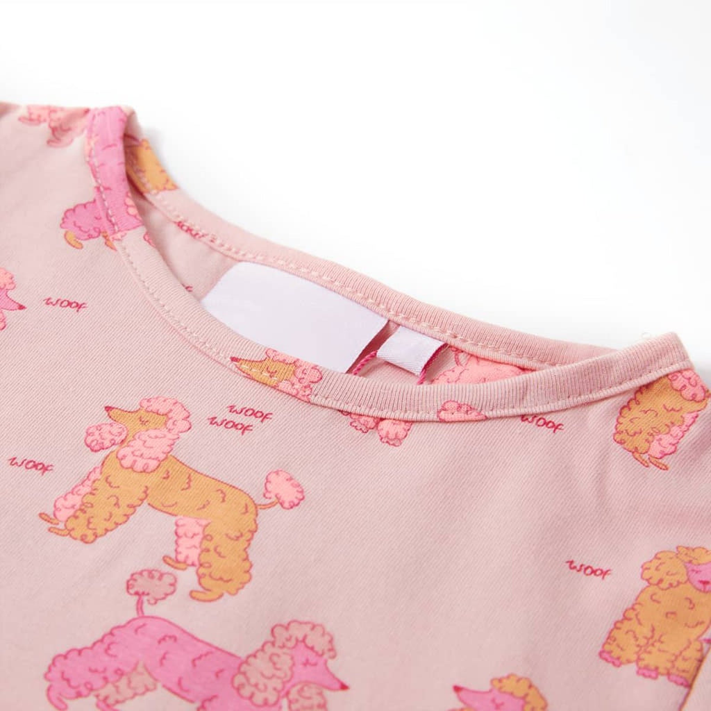 Girls' Poodle Print Short Pyjamas