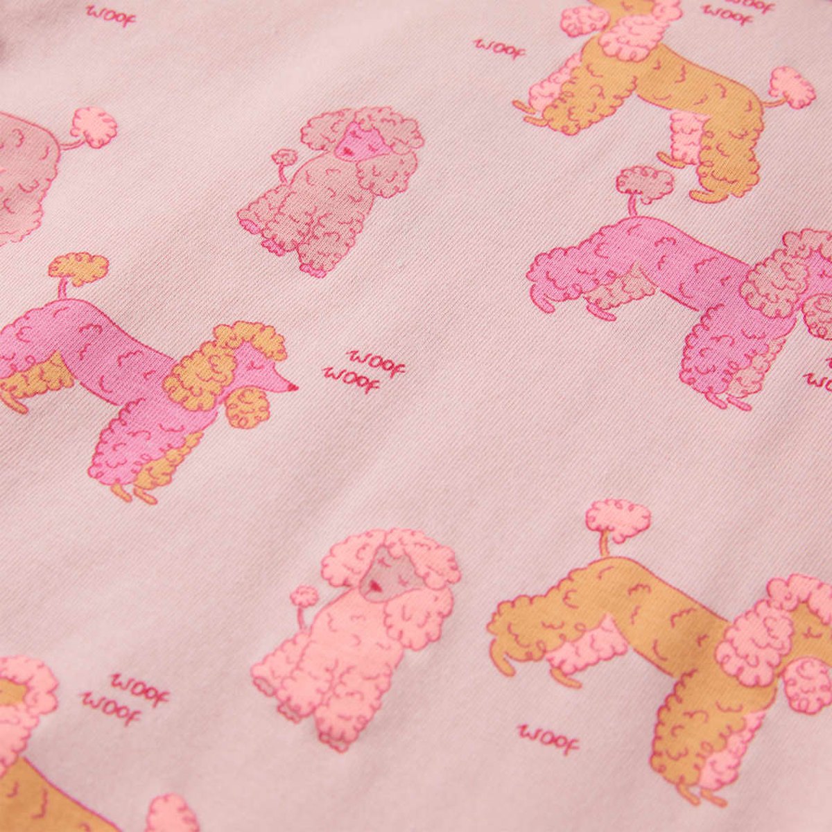 Girls' Poodle Print Short Pyjamas