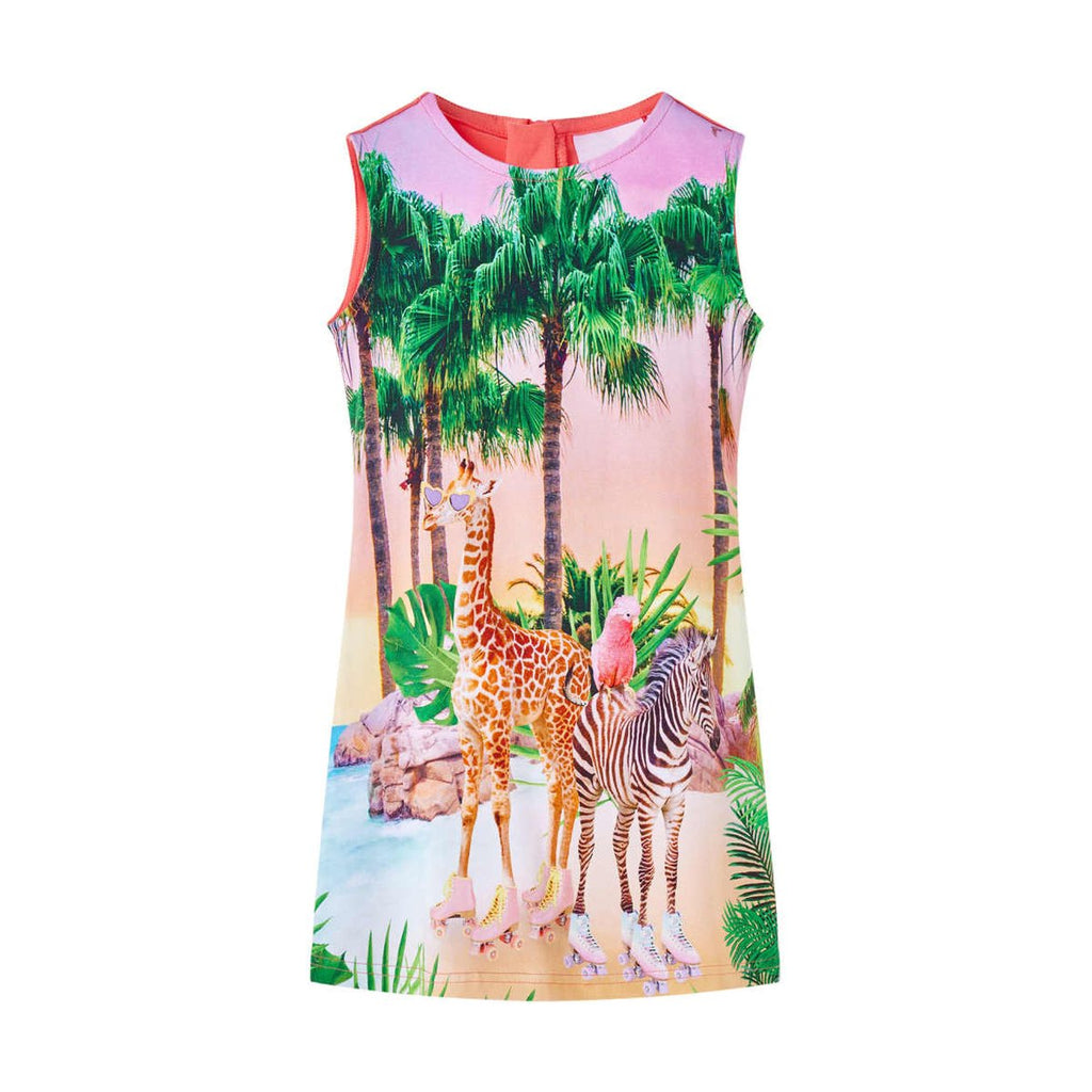 Girls' Safari Print Dress