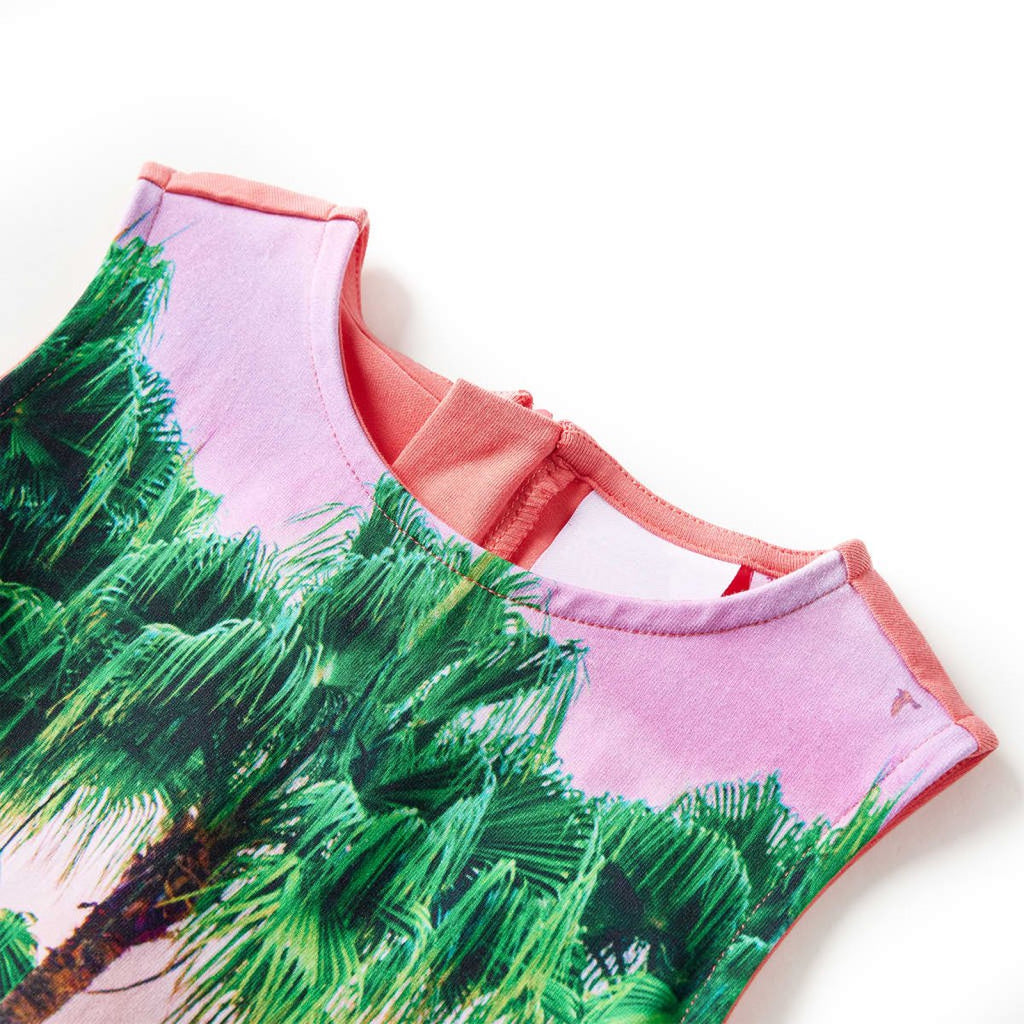 Girls' Safari Print Dress