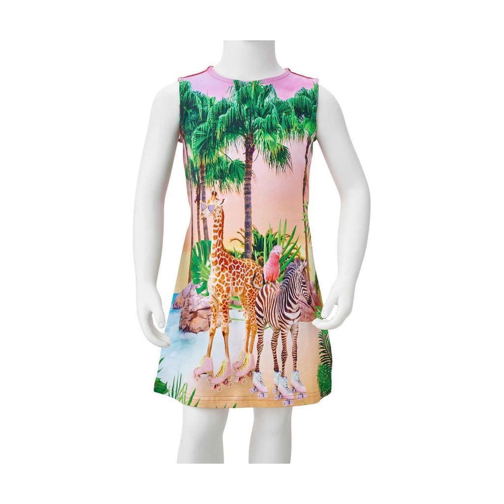 Girls' Safari Print Dress
