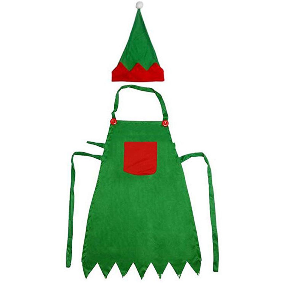Kids' Elf Apron Dress-Up Set