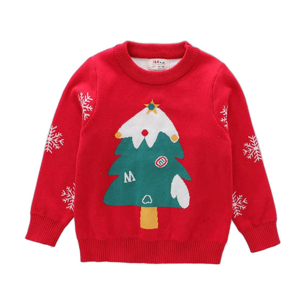 Kids' Red Christmas Sweater