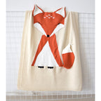 Knitted Fox Baby Blanket