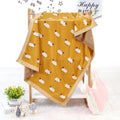 Knitted Lamb Baby Blanket
