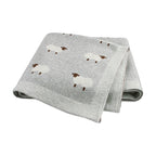Little Sheep Knitted Baby Blanket