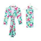 Maternity Robe & Baby Swaddle Set