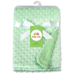 Minky Dot Baby Blanket & Swaddle Wrap