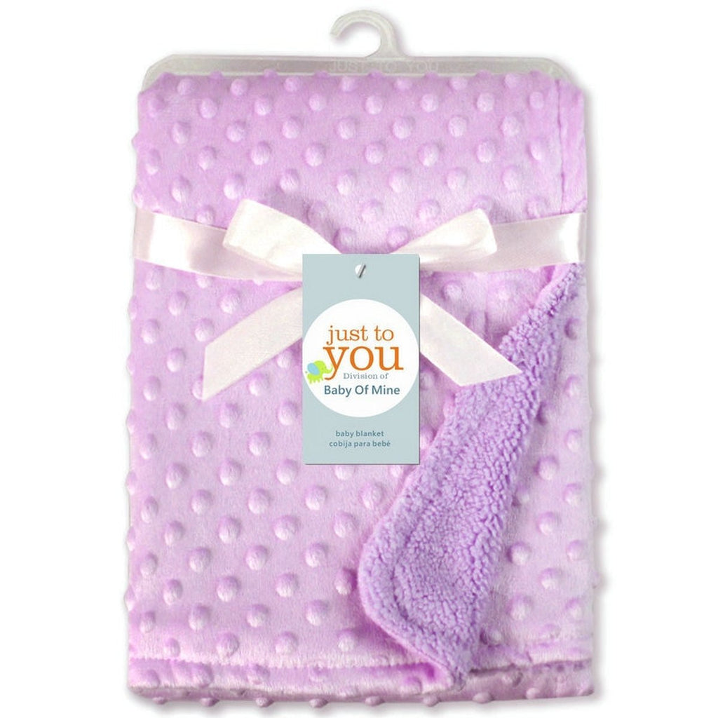 Minky Dot Baby Blanket & Swaddle Wrap
