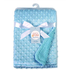 Minky Dot Baby Blanket & Swaddle Wrap