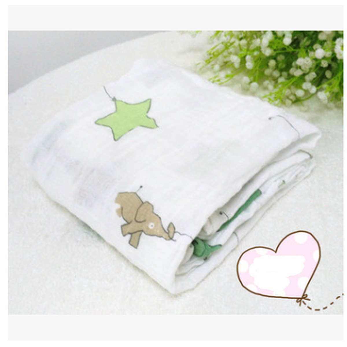 Muslin Cotton Baby Quilt