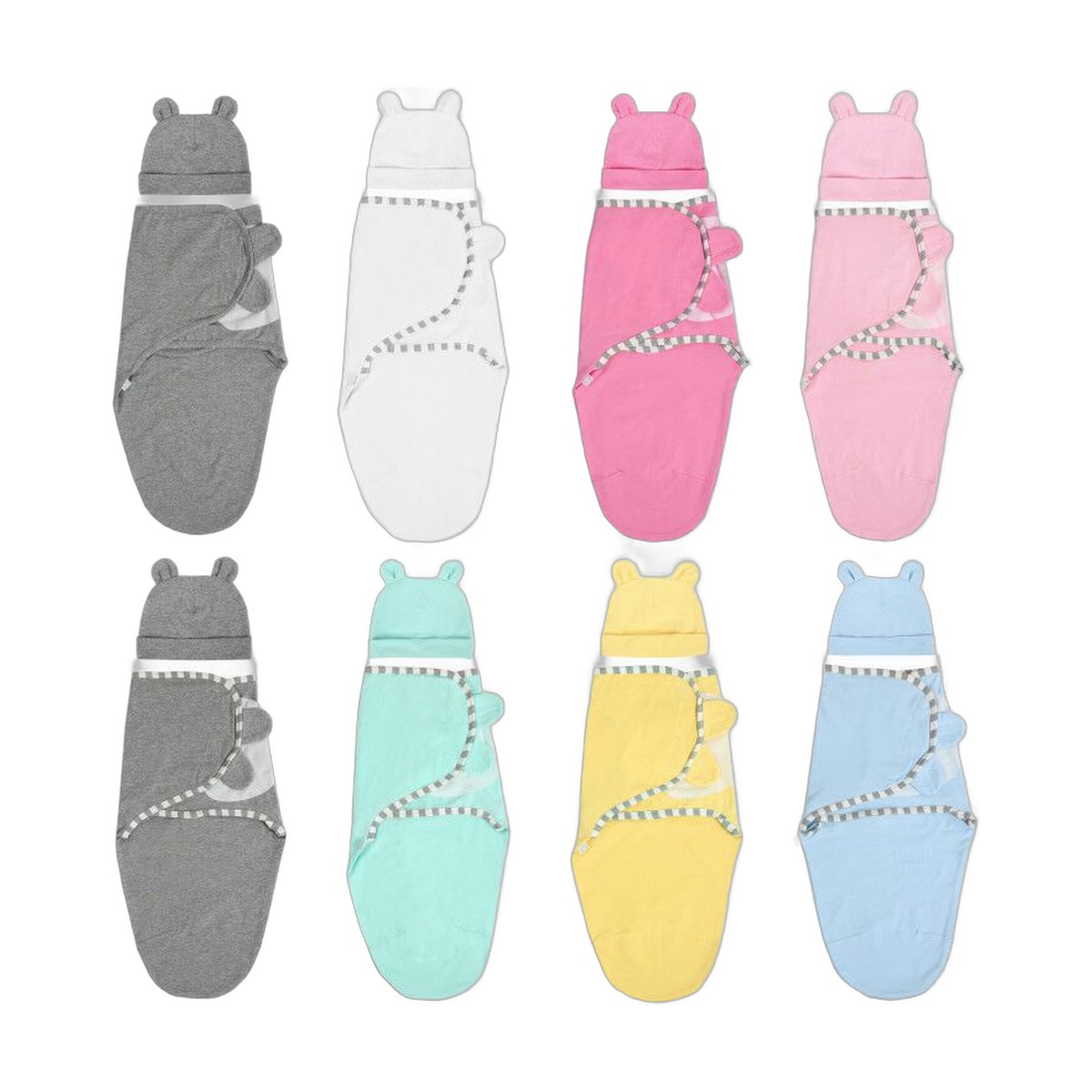 Newborn Swaddle Wrap & Hat Set
