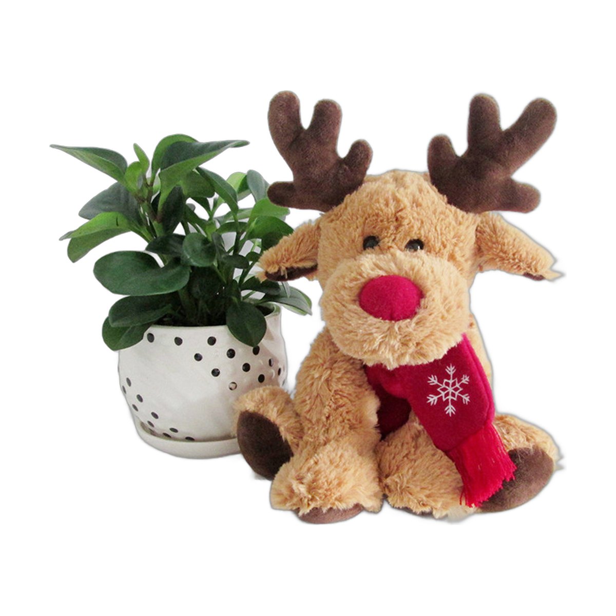 Plush Reindeer Toy, 30 cm