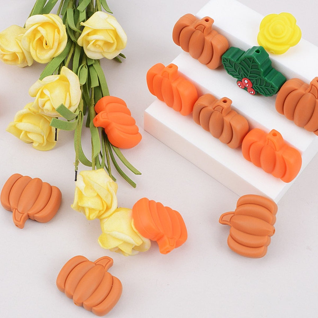 Pumpkin Bead Teether