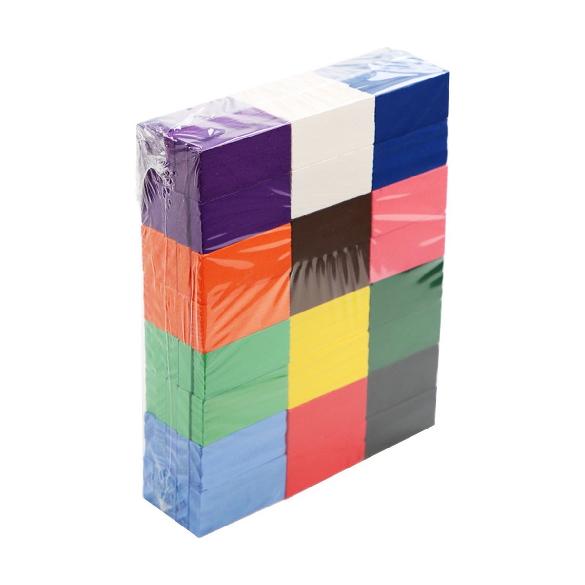 Rainbow Wooden Domino Set