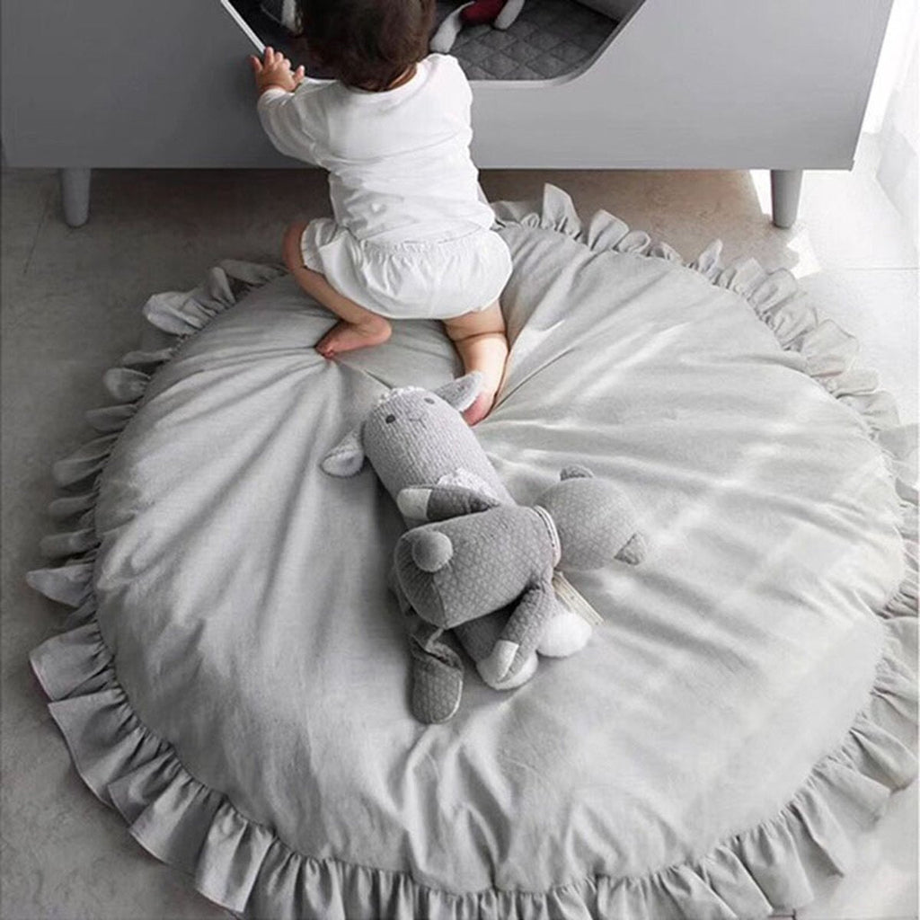 Round Ruffle Baby Play Mat