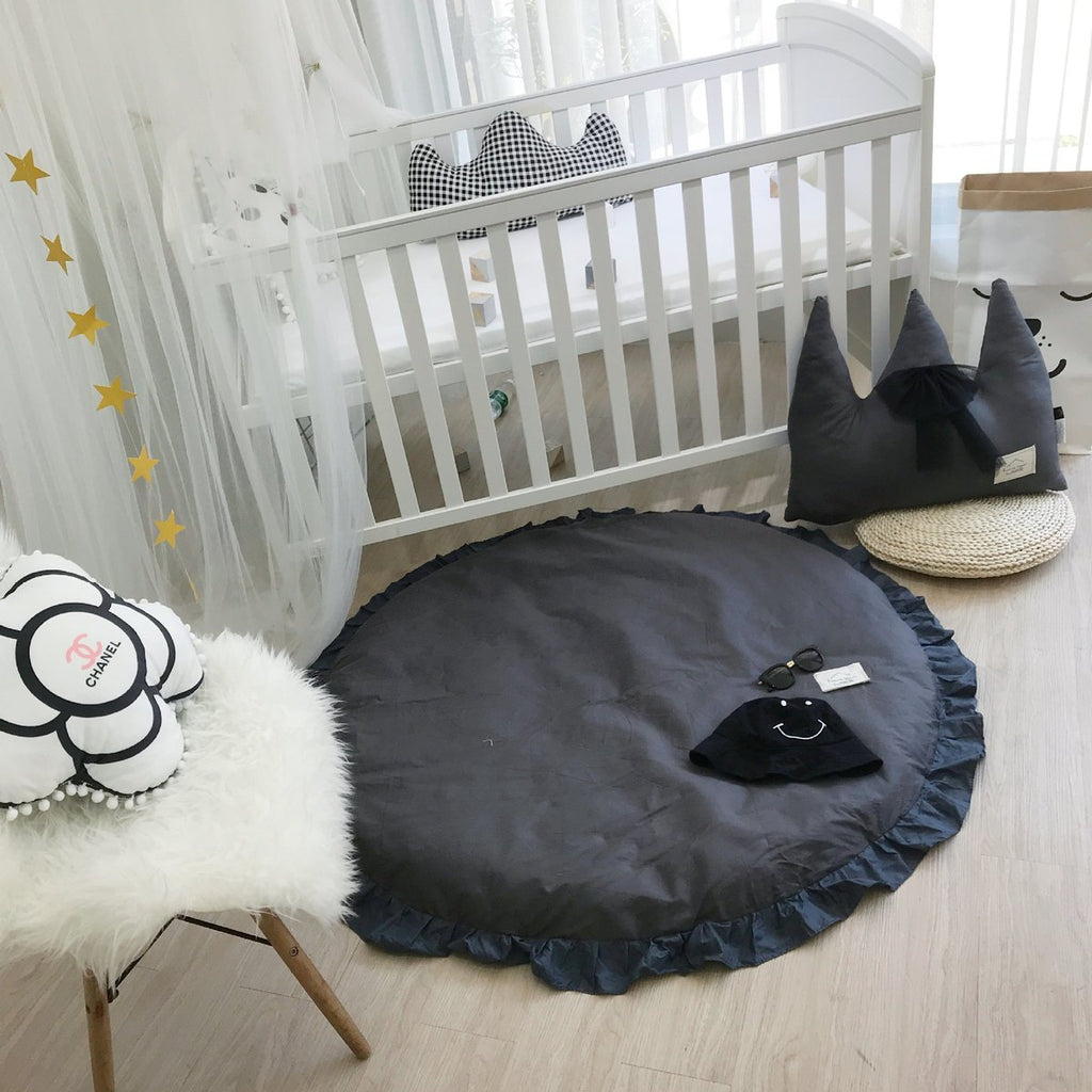 Round Ruffle Baby Play Mat