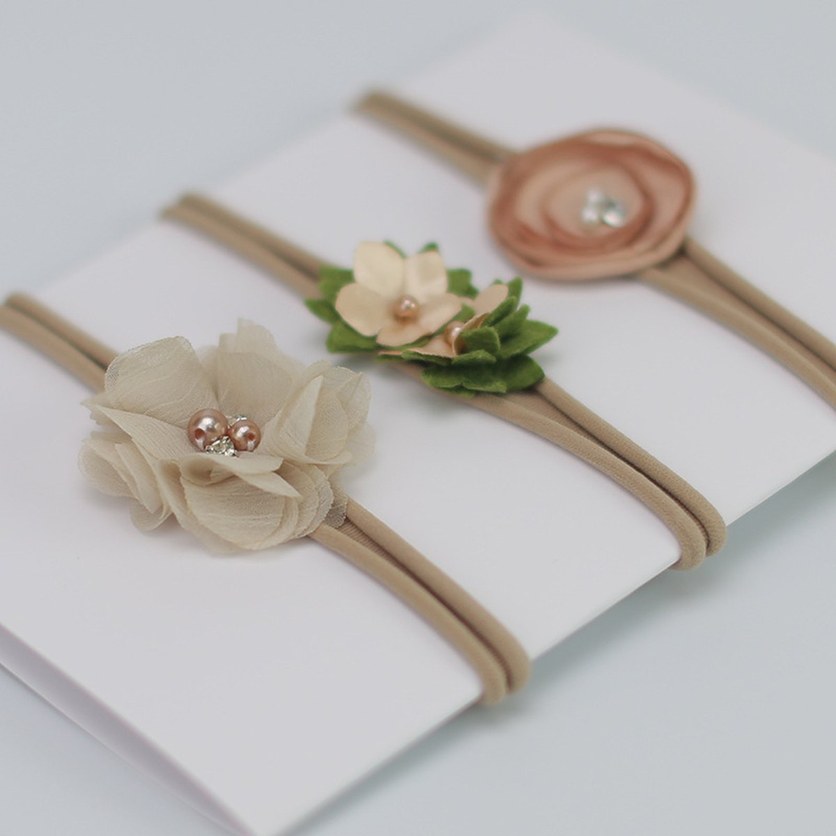 Stretch Flower Baby Headbands
