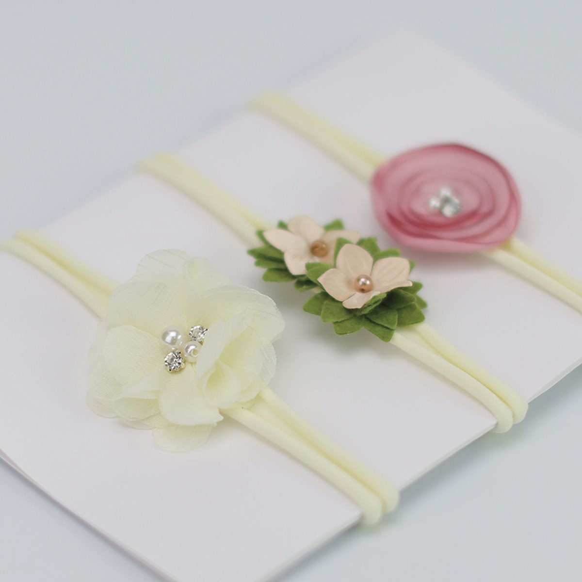 Stretch Flower Baby Headbands