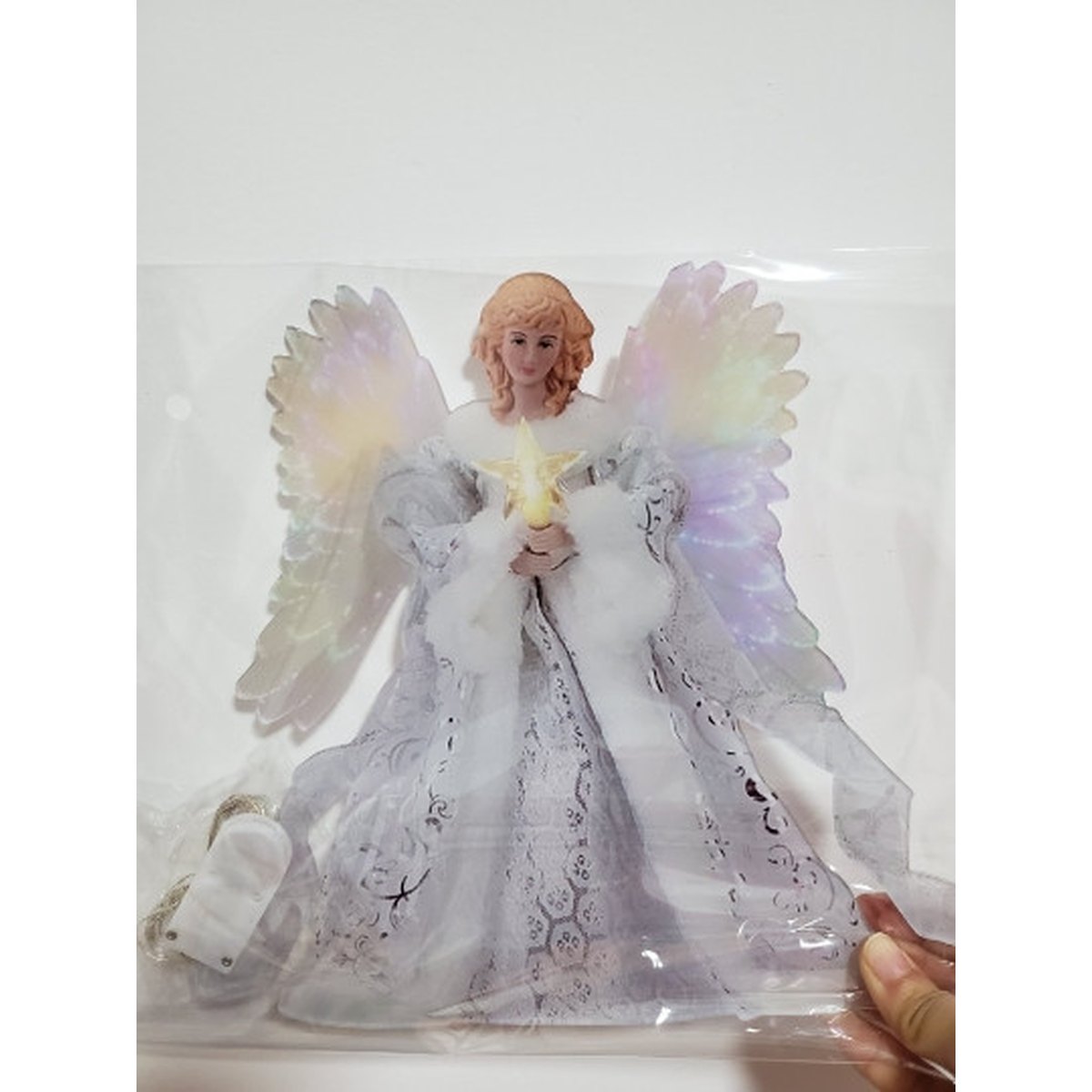 Angel Tree Topper with LED Glow