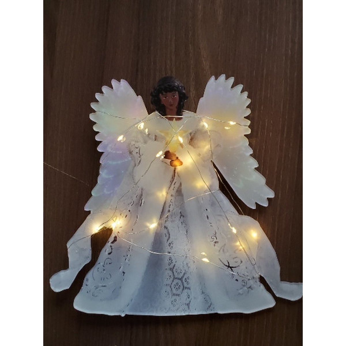 Angel Tree Topper with LED Glow