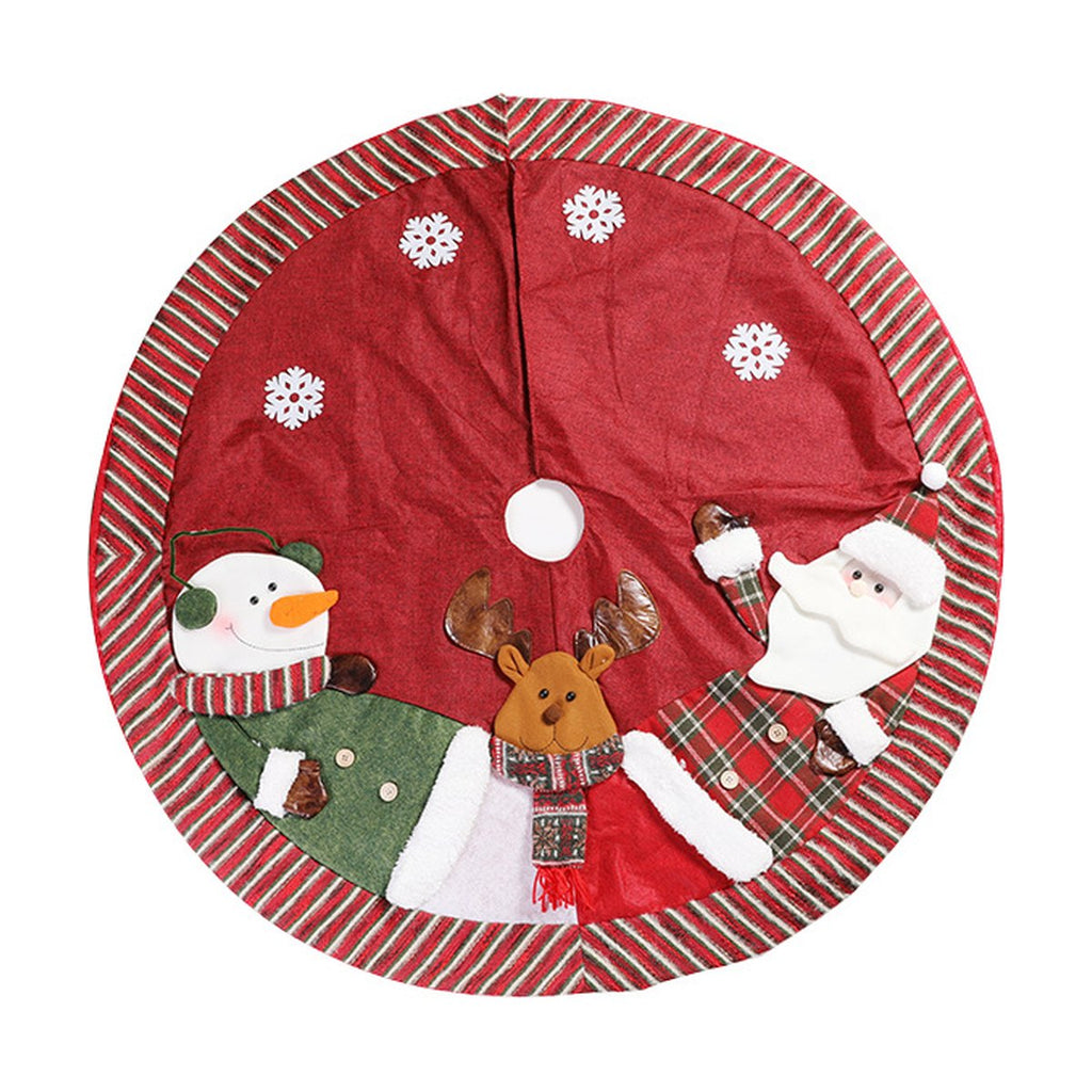 Burlap Santa Tree Skirt