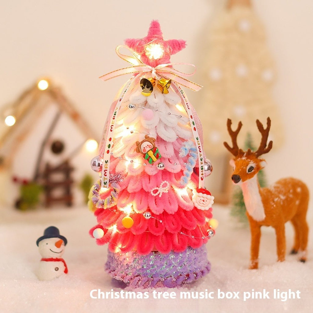 DIY Christmas Music Box Kit with Light