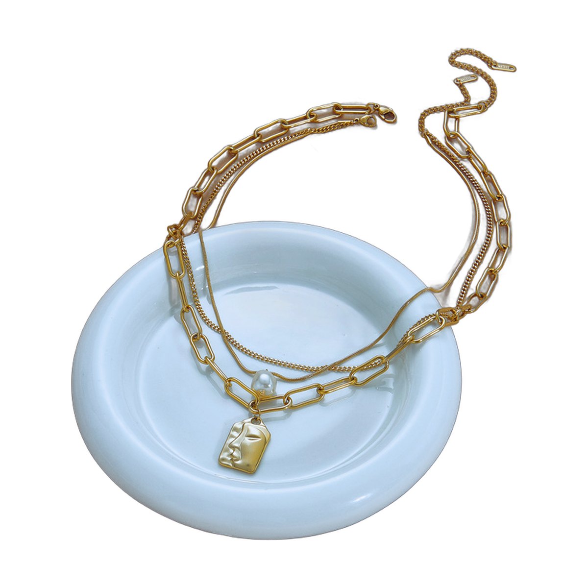 Layered Pearl Choker