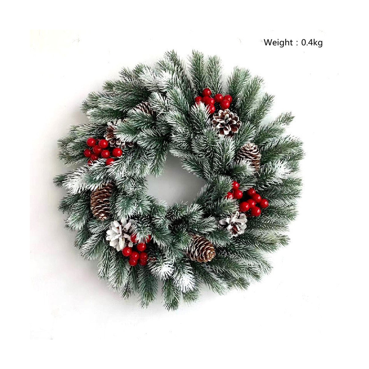 LED Christmas Wreath Garland