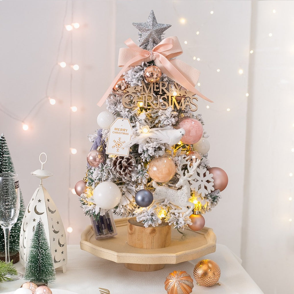 Light-Up Snow Blowing Christmas Tree