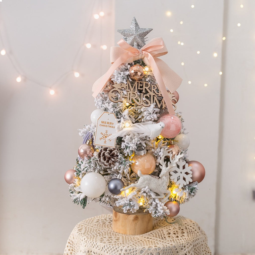 Light-Up Snow Blowing Christmas Tree