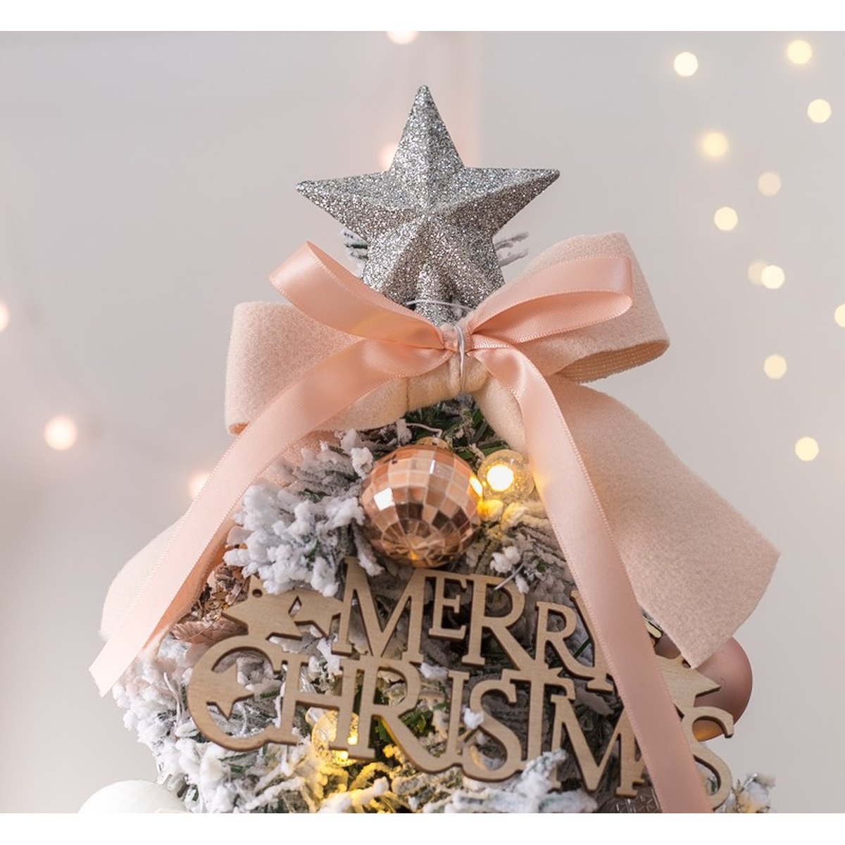Light-Up Snow Blowing Christmas Tree