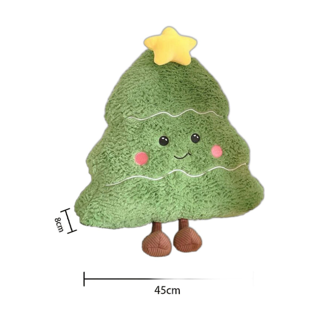 Plush Christmas Tree Cushion