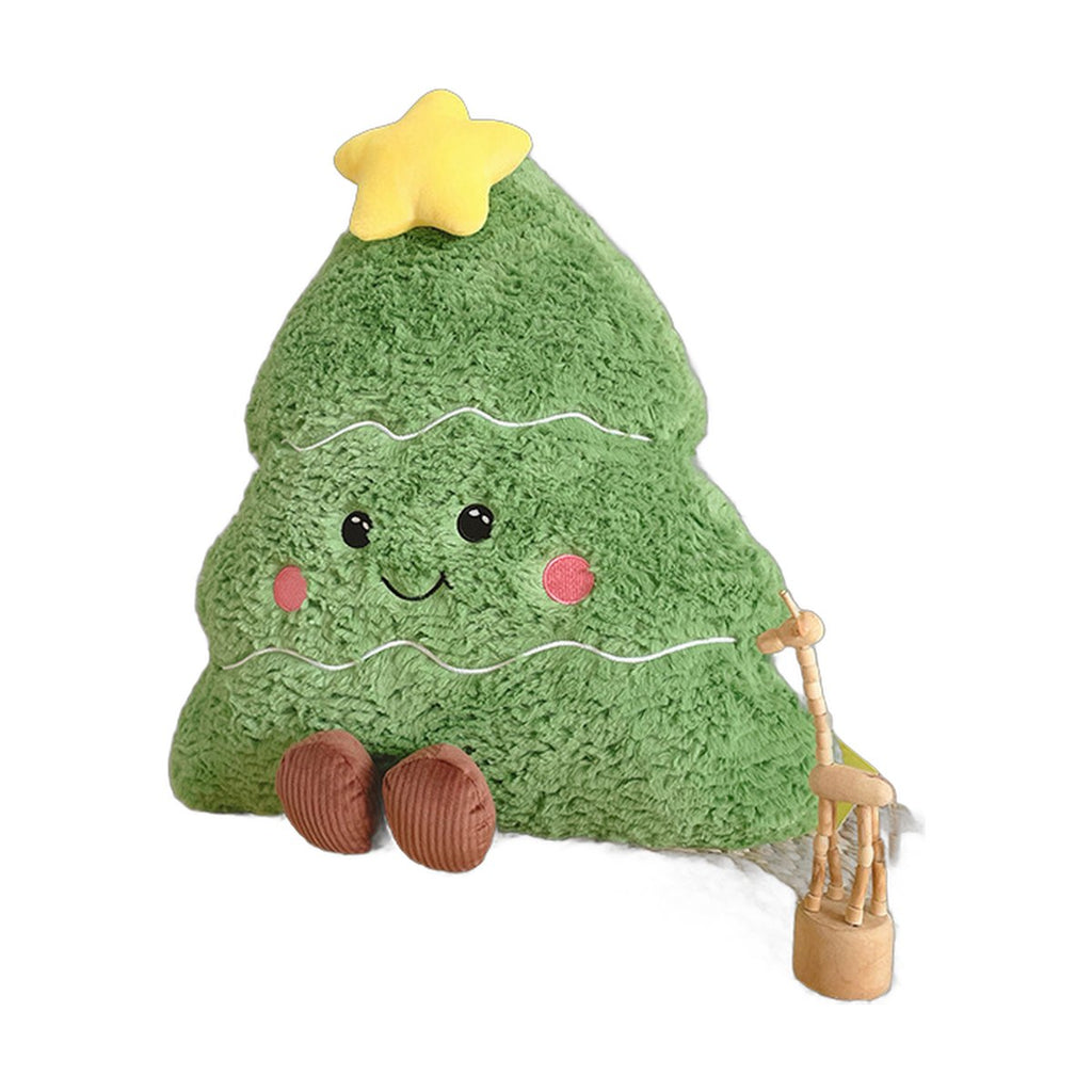 Plush Christmas Tree Cushion