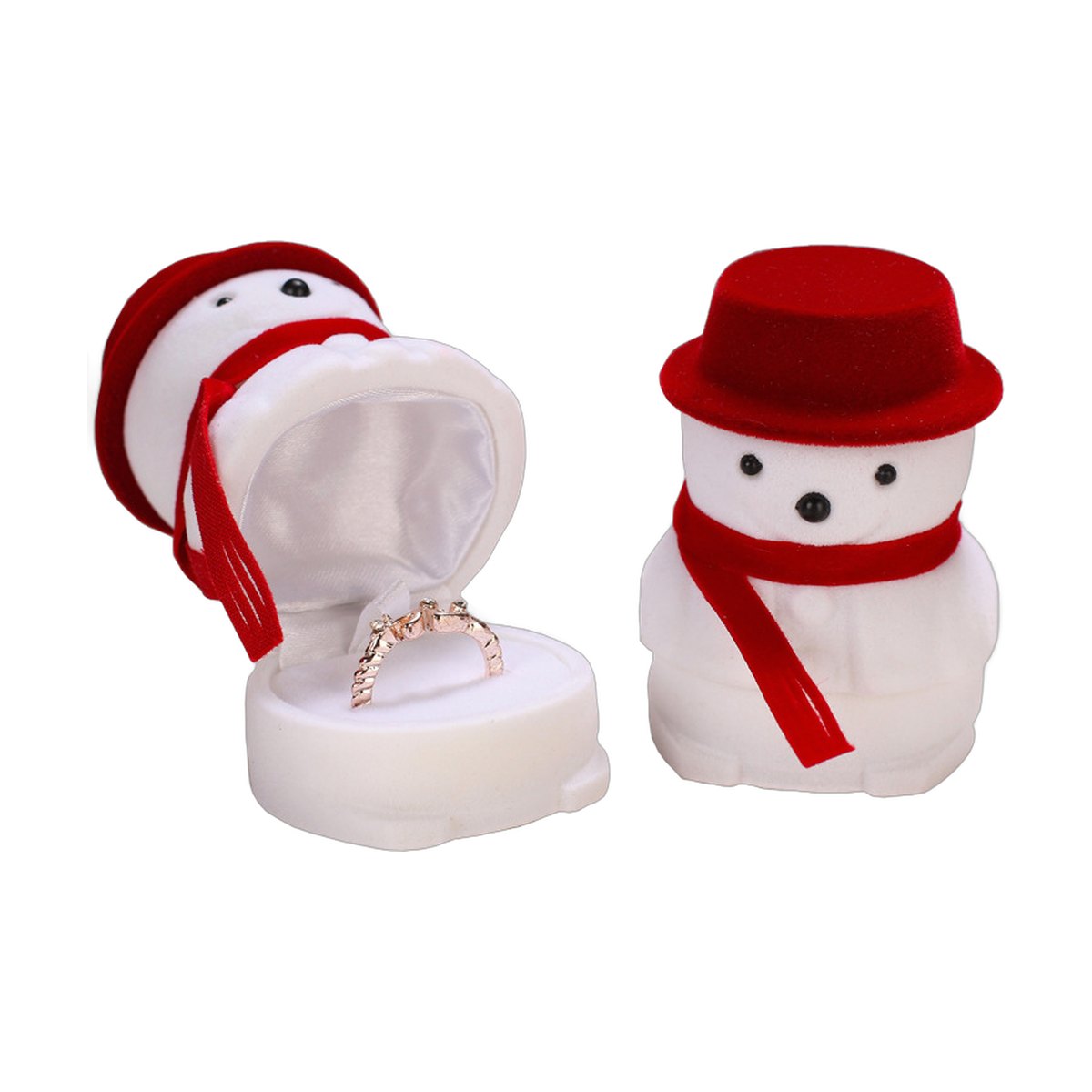 Snowman Ring Gift Box