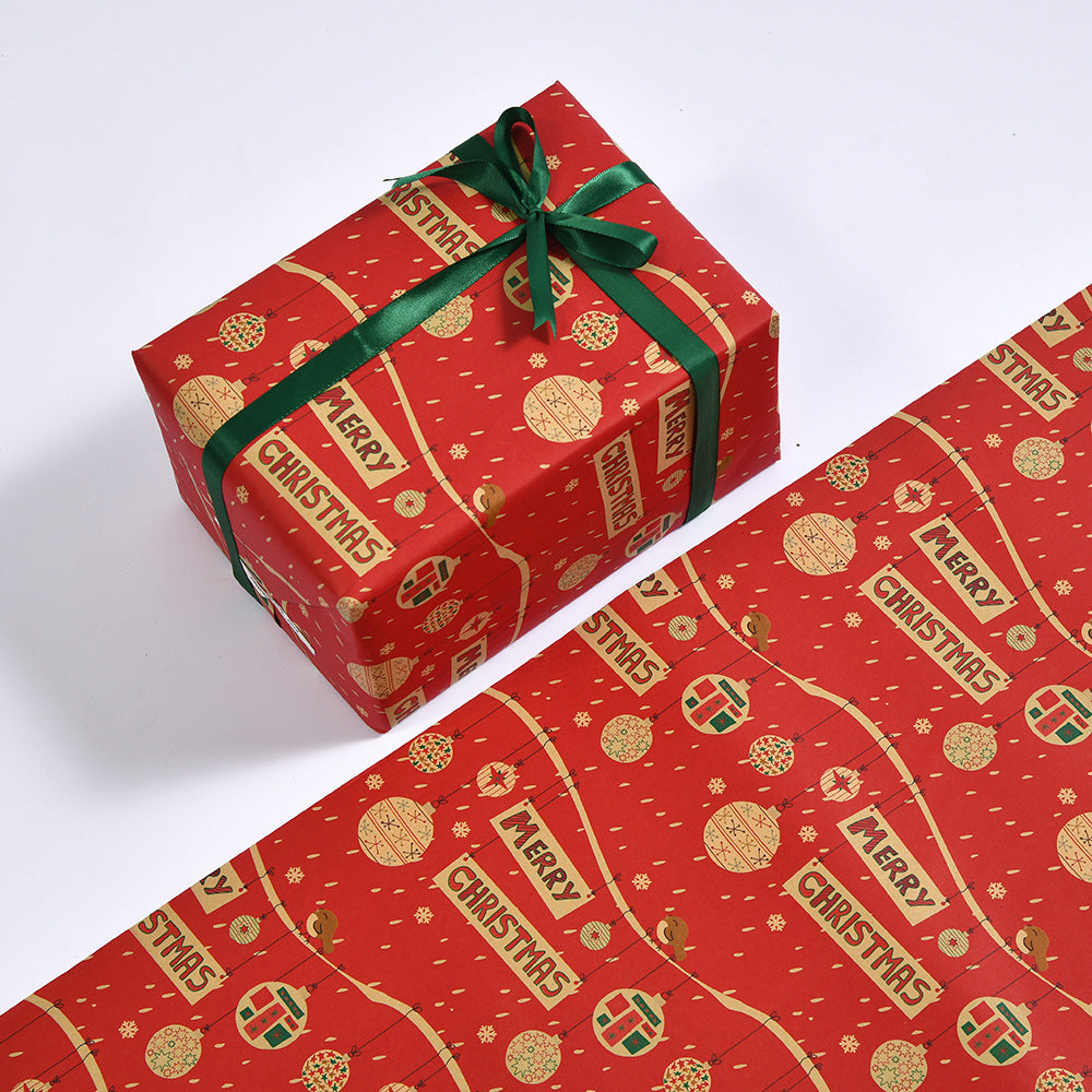 Cartoon Christmas Wrapping Paper