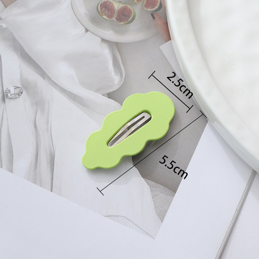 Candy Colour Snap Hair Clips