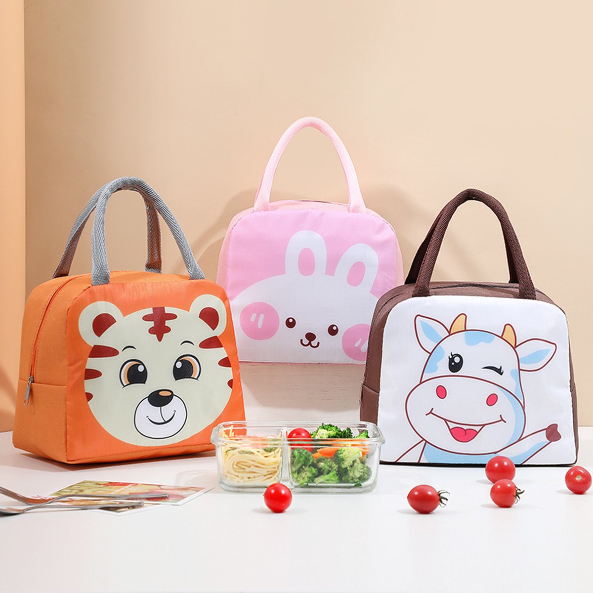 Cartoon Cooler Lunch Bag