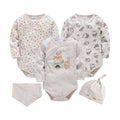 Cartoon Long Sleeve Newborn Baby Bodysuit