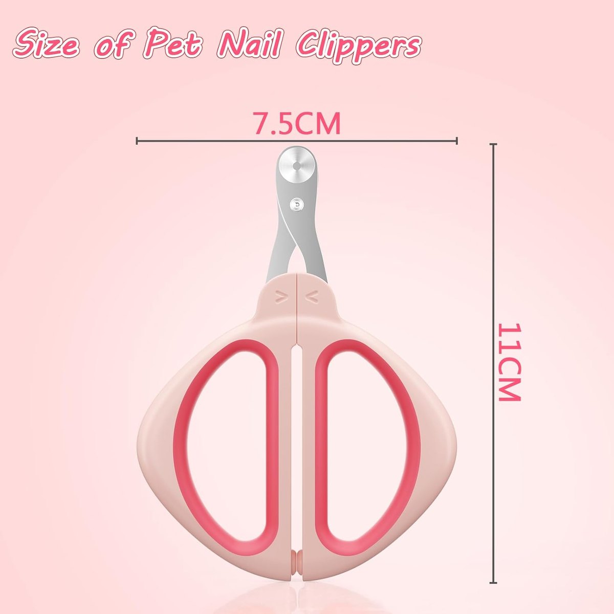 Cat Nail Clipper Trimmer Positioning Round Hole